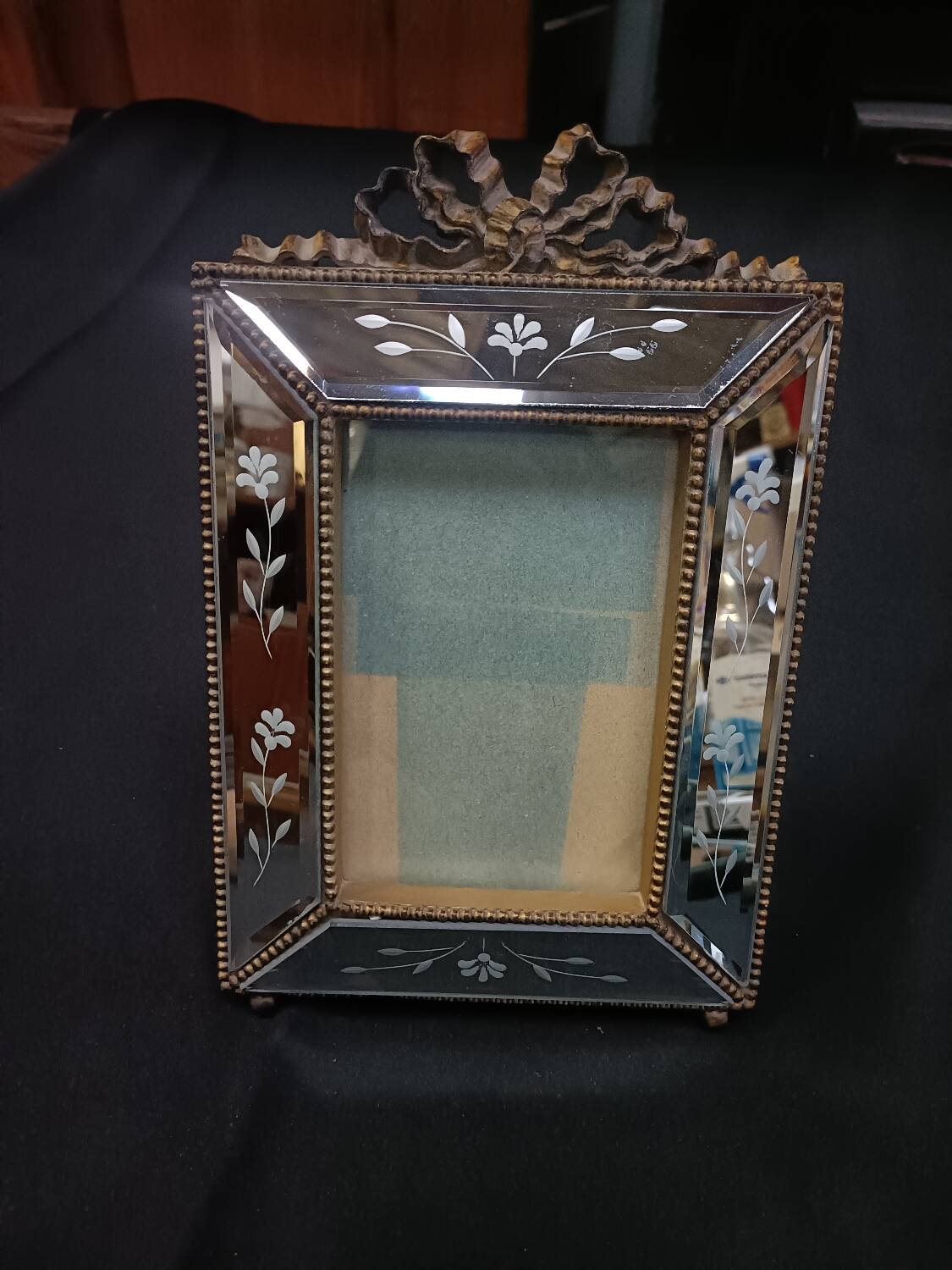 Vintage Louis XVI style frame with beveled mirrors
