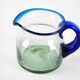 Glass milk jug, Italian design, 1970s, made in Italy