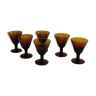 Set of 6 glasses for aperitif