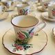 A coffee service of 20 cups and saucers - Luneville Réverbère Fin