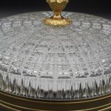 Lucien Gau glass and brass ceiling