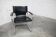 Fauteuil cantilever Bauhaus 1970 cuir noir