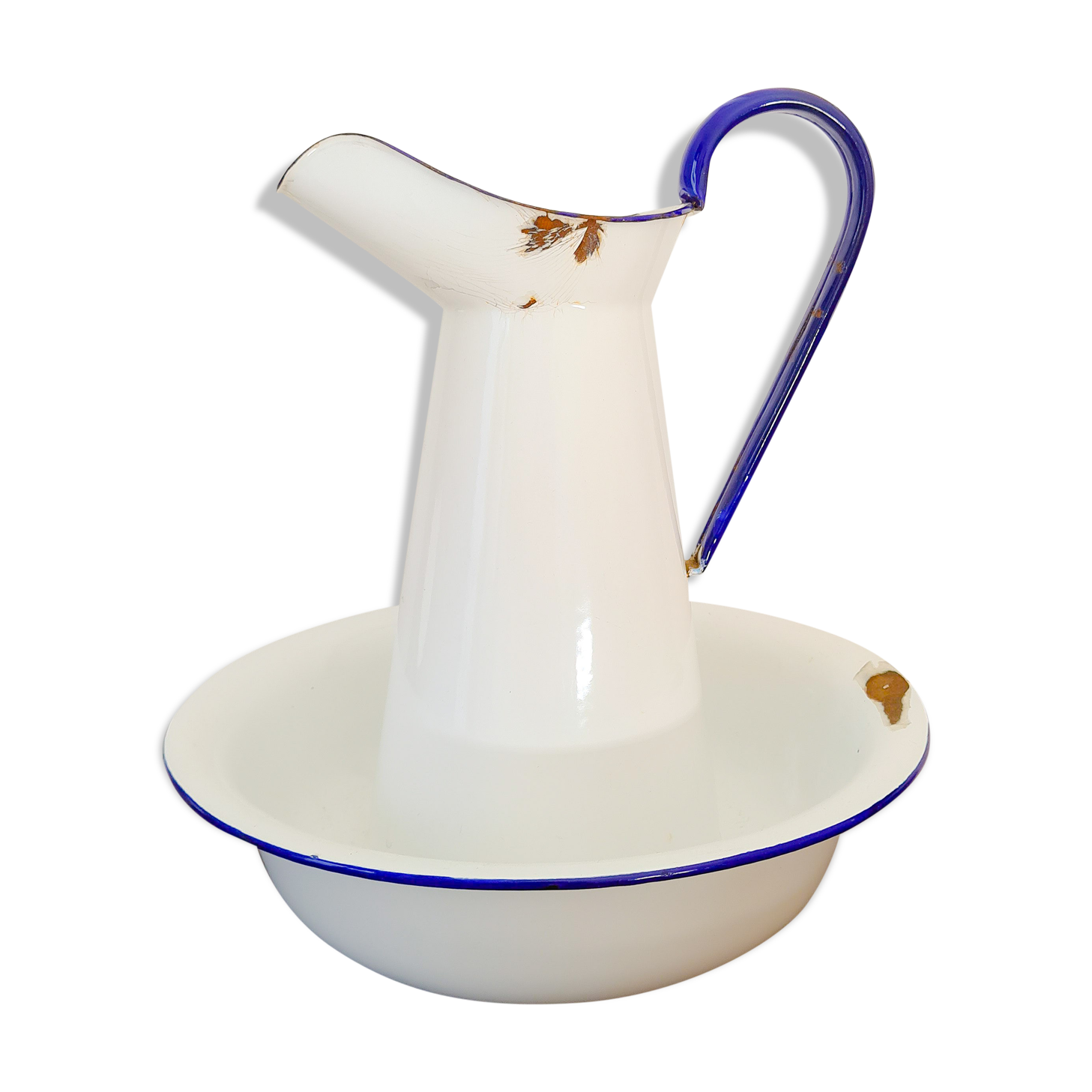 Vintage enamelled broc