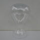 Vintage glass hyacinth bulb vase