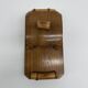 Vintage butter dish in wood, glass and bamboo – 1960s