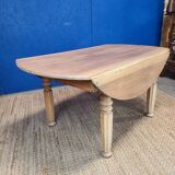Vintage farmhouse coffee table with flaps
