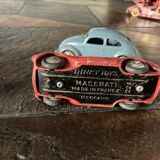 Lot 3 voiturettes dinky toys, peugeot, maserati, volkswagen