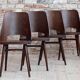 Set of 8 Mid Century Modern Dining Chairs by Radomir Hofman for TON, Model 514