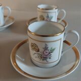 Cups series of four porcelain Hutschenreuther Selb Germany