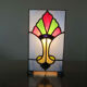 Art deco lamp in glass paste