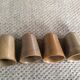 Series of 4 Digoin sandstone cups