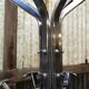 Coat rack on metal stand 70's