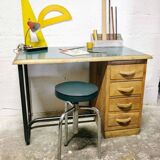 Vintage school teacher's desk