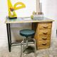 Bureau de maître d'école vintage