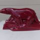 red ceramic ours