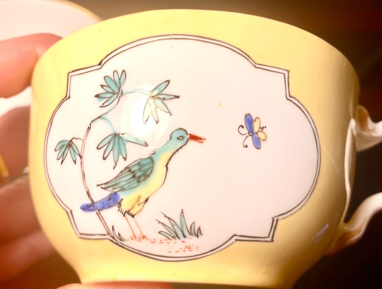 Samson porcelain cups 19eme