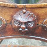 Dagobert walnut armchair