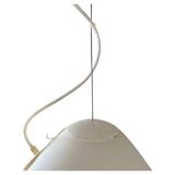 White glass pendant " Capsule " designed by Ross Lovegrove for Artemide. Italy 2010