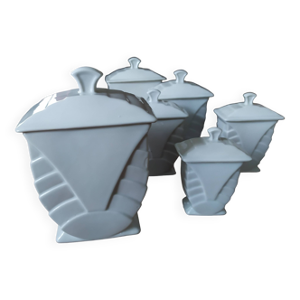 Art Deco kitchen pots