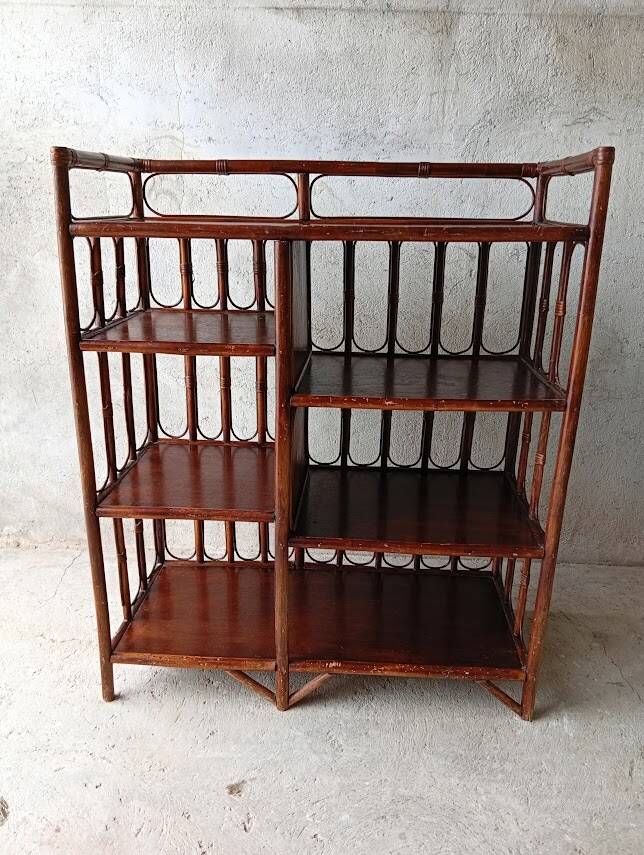 bamboo wicker library