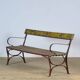 Riveted Iron Park Bench 1920s