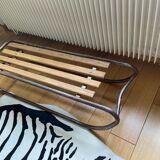 Metal and wood sledge