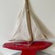 English basin sailboat Star'Yacht red, model SY2, 50s-60s