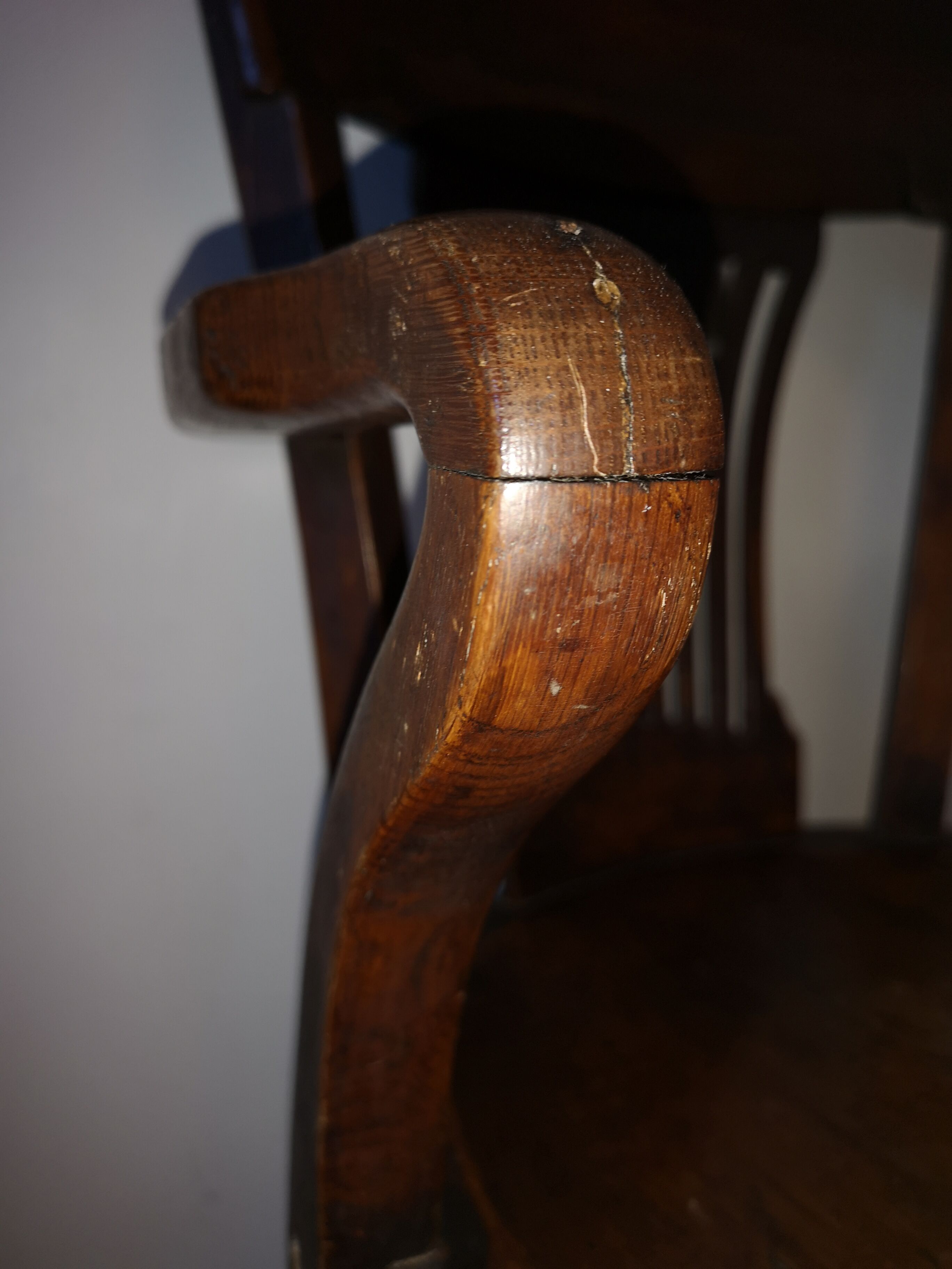 Victorian English office chair (1890-1900) James Shoolbred