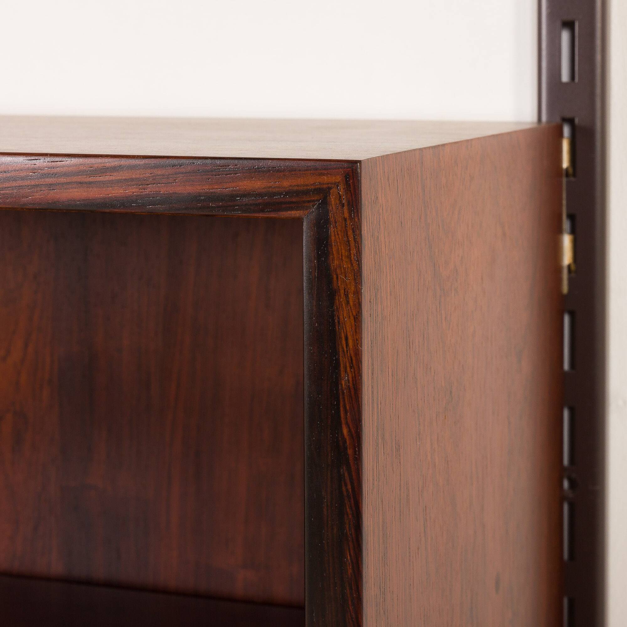 Kai Kristiansen rosewood wall unit for FM Mobler, Denmark, 1960s