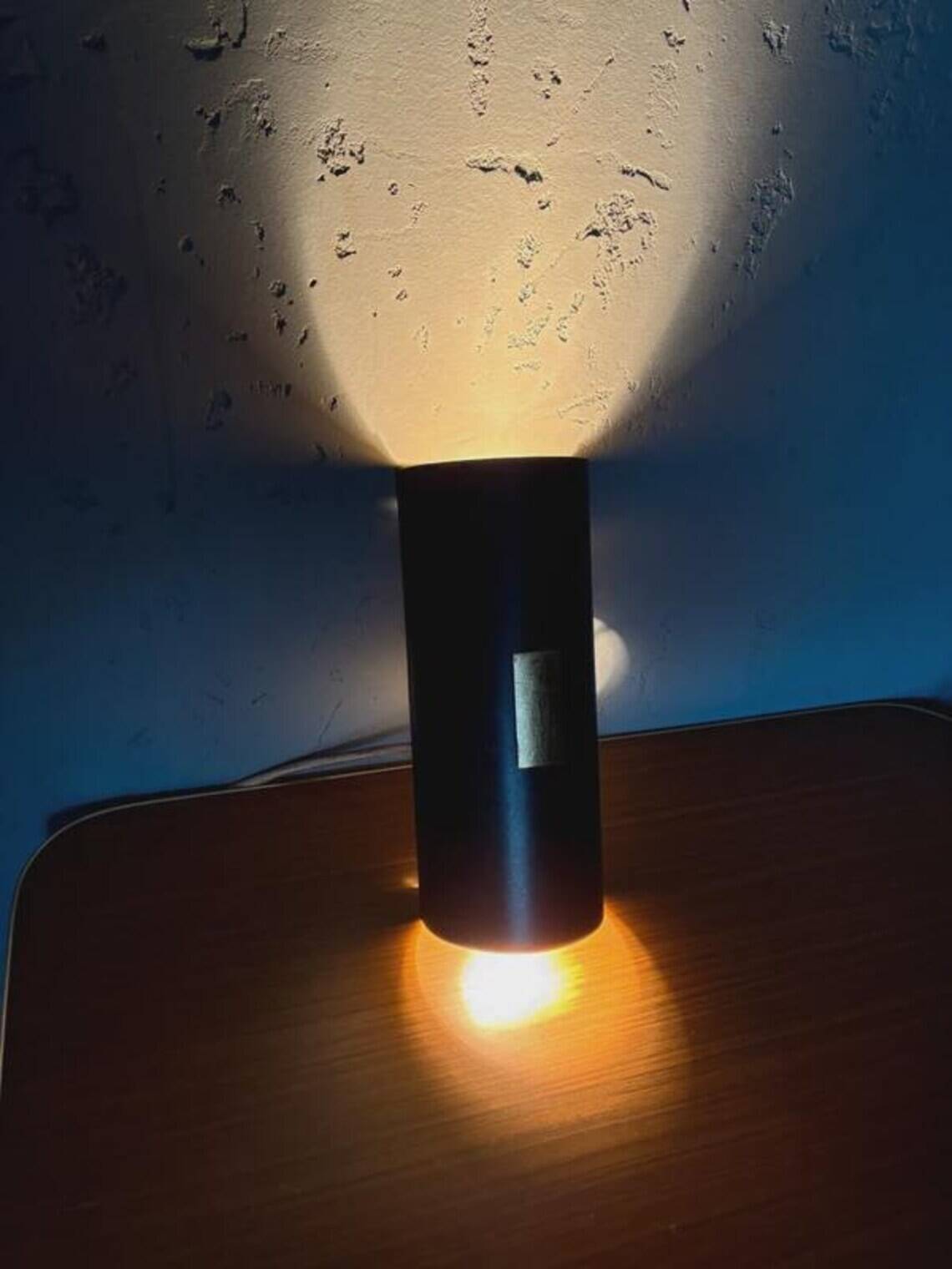 Pair of Menzel Leuchten cylindrical wall lights, brass details, 1990s