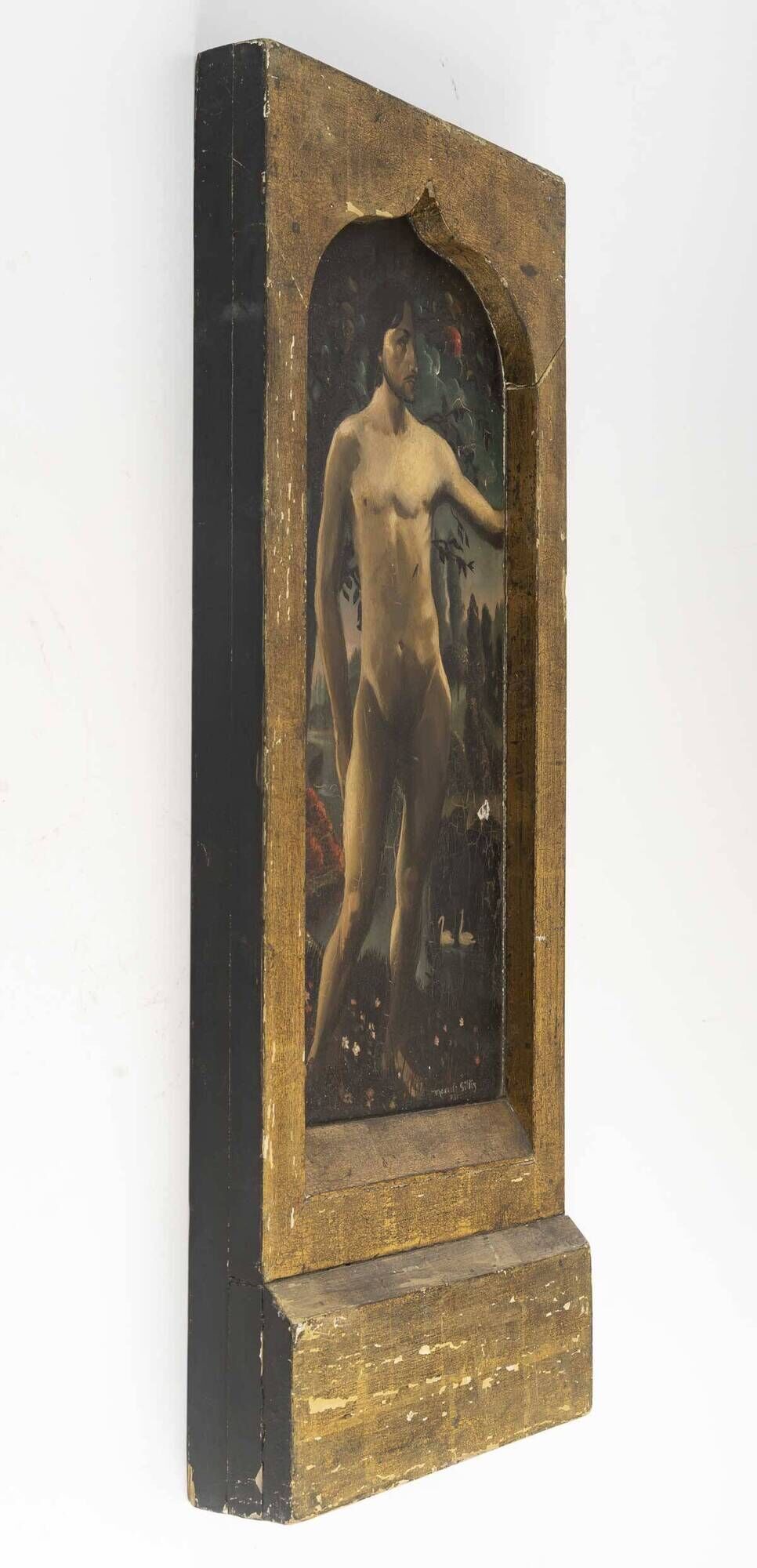 Marcel Gillis (Belgium, 20th century) Adam and Eve, 1931 Diptych