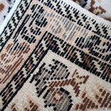 Tapis Vintage Savonnerie Français Fait Main en Laine – 83cm x 138cm