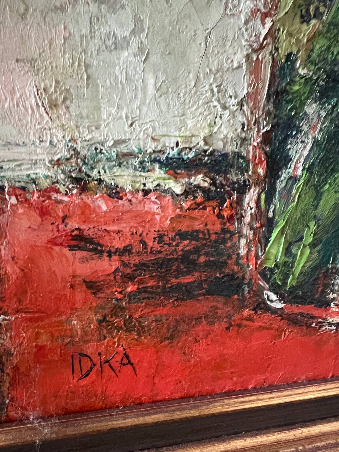 Oil painting on canvas by Idka Cohen.