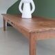Grande table basse de ferme ancienne 220cm