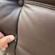 100% authentic Ligne Roset Togo 3-seater in chocolate brown original leather.