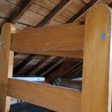 Table basse en pin vintage