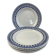 Set of 6 flat plates Sarreguemines Béatrice collection