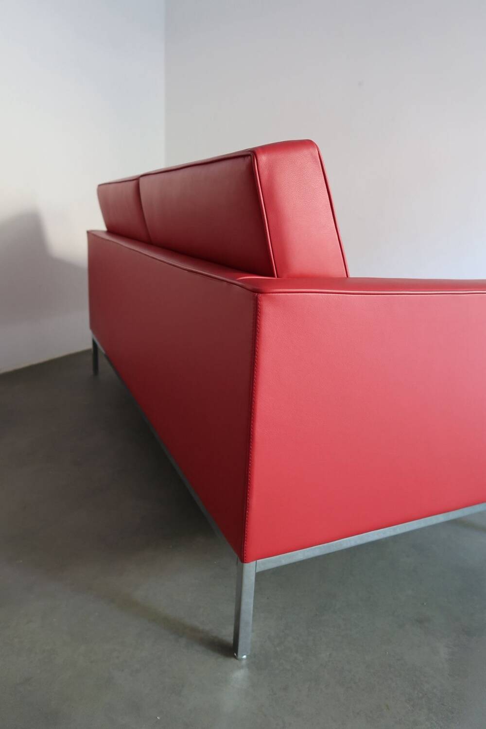 Canapé cuir 2 pers Florence Knoll