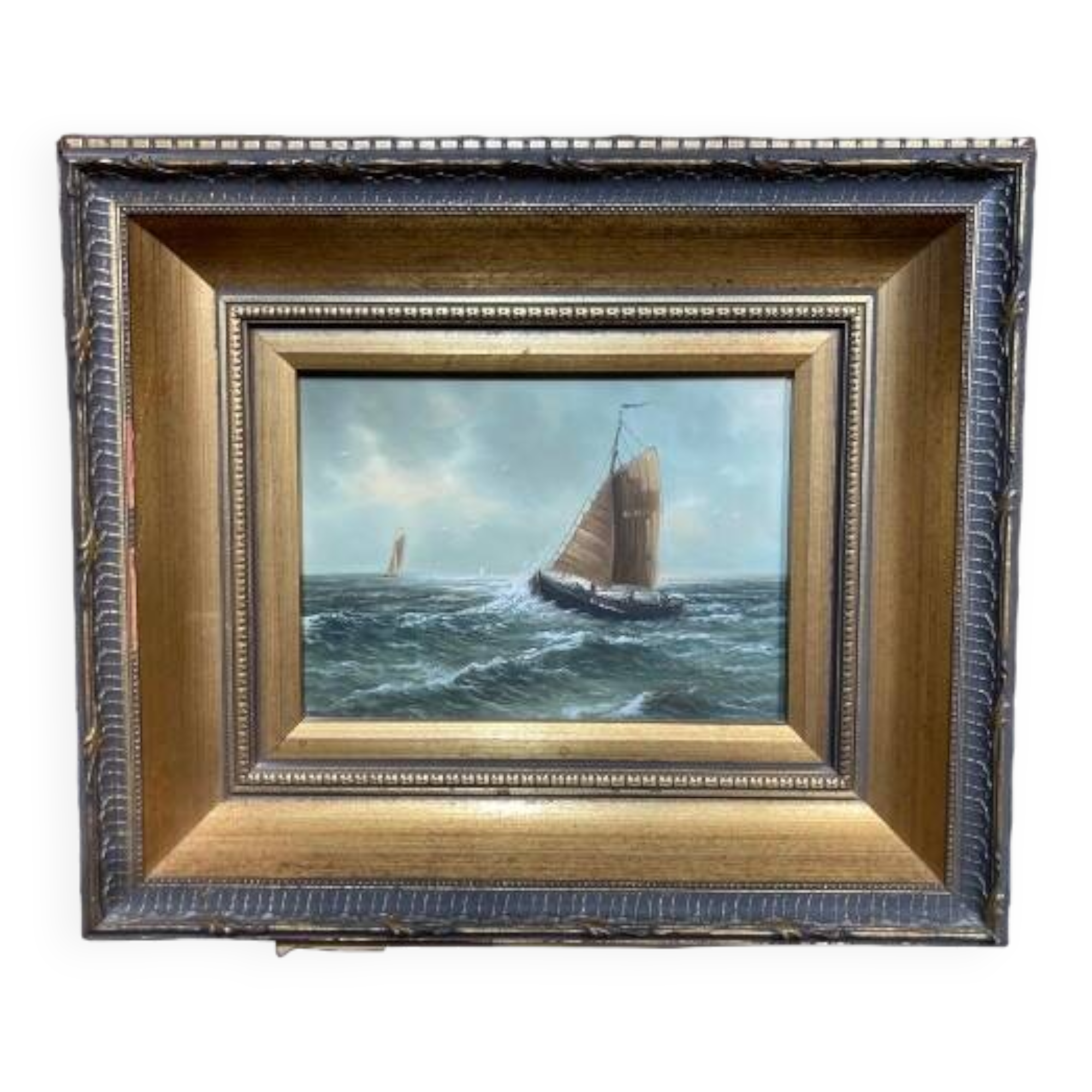 Peinture sur bois signée Breedveld