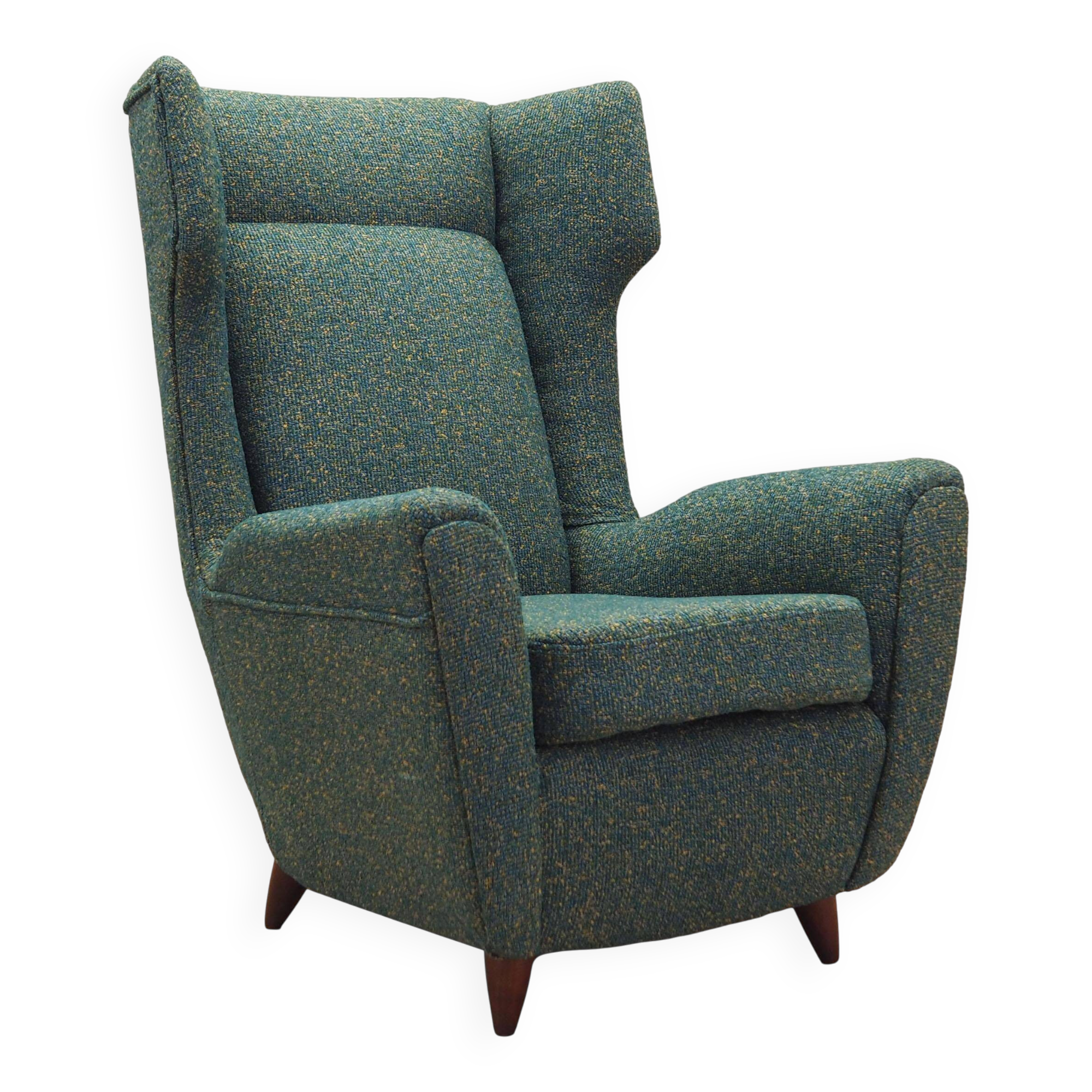Fauteuil lounge, design italien, années 1970, production : Italie