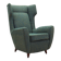 Fauteuil lounge, design italien, années 1970, production : Italie