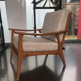 Scandinavian armchair in teck 1950/1960