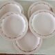 5 assiettes terre de fer Longwy