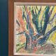 Original Swedish Oil on Panel – “Trees (Abstract Composition)” by Alam