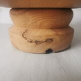 Compotier orme bois sculpté