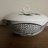 Robert Picault bird soup tureen by Robert Picault 1970