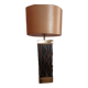 Golden and black lamp