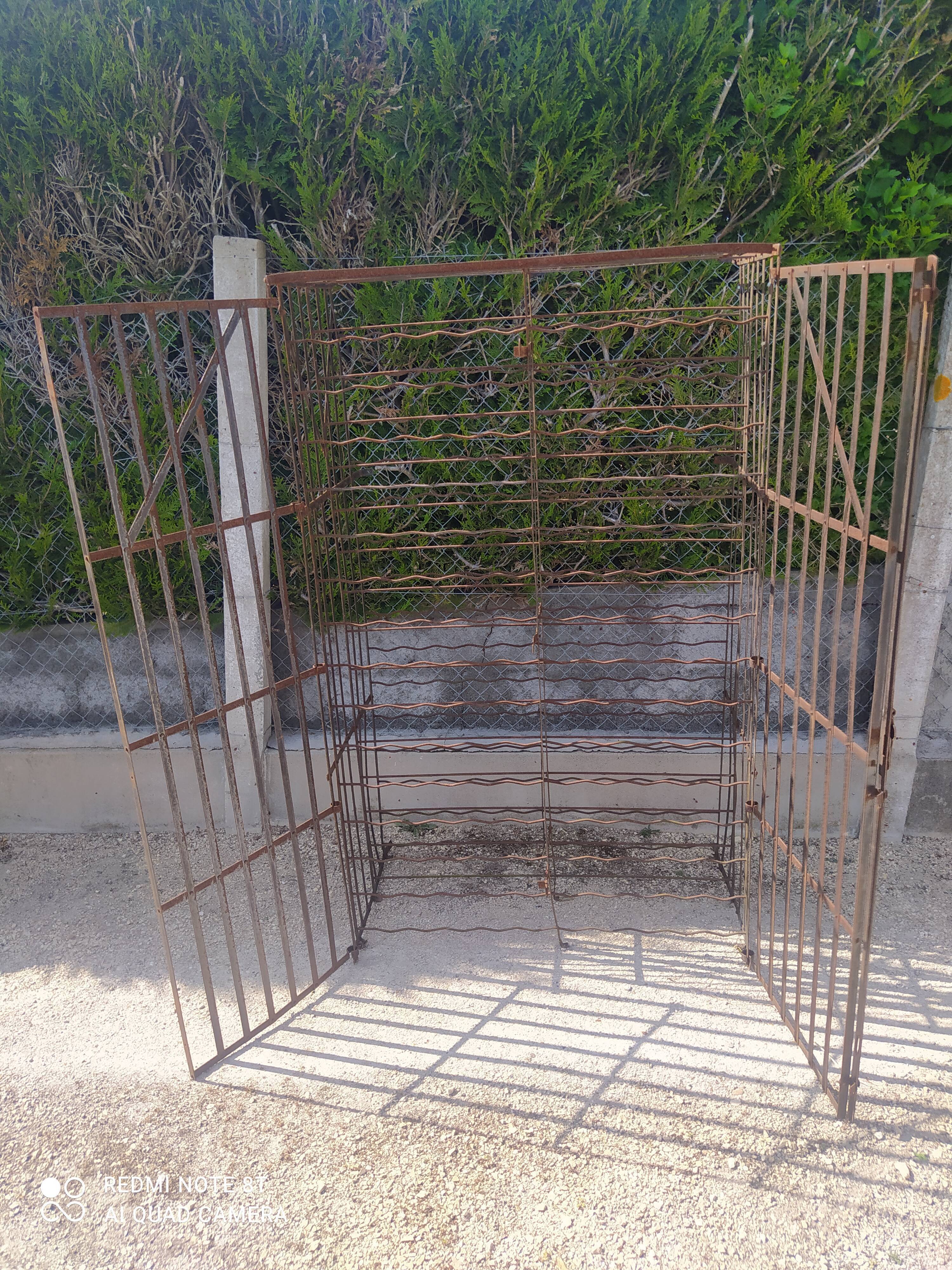 Bottle locker with doors