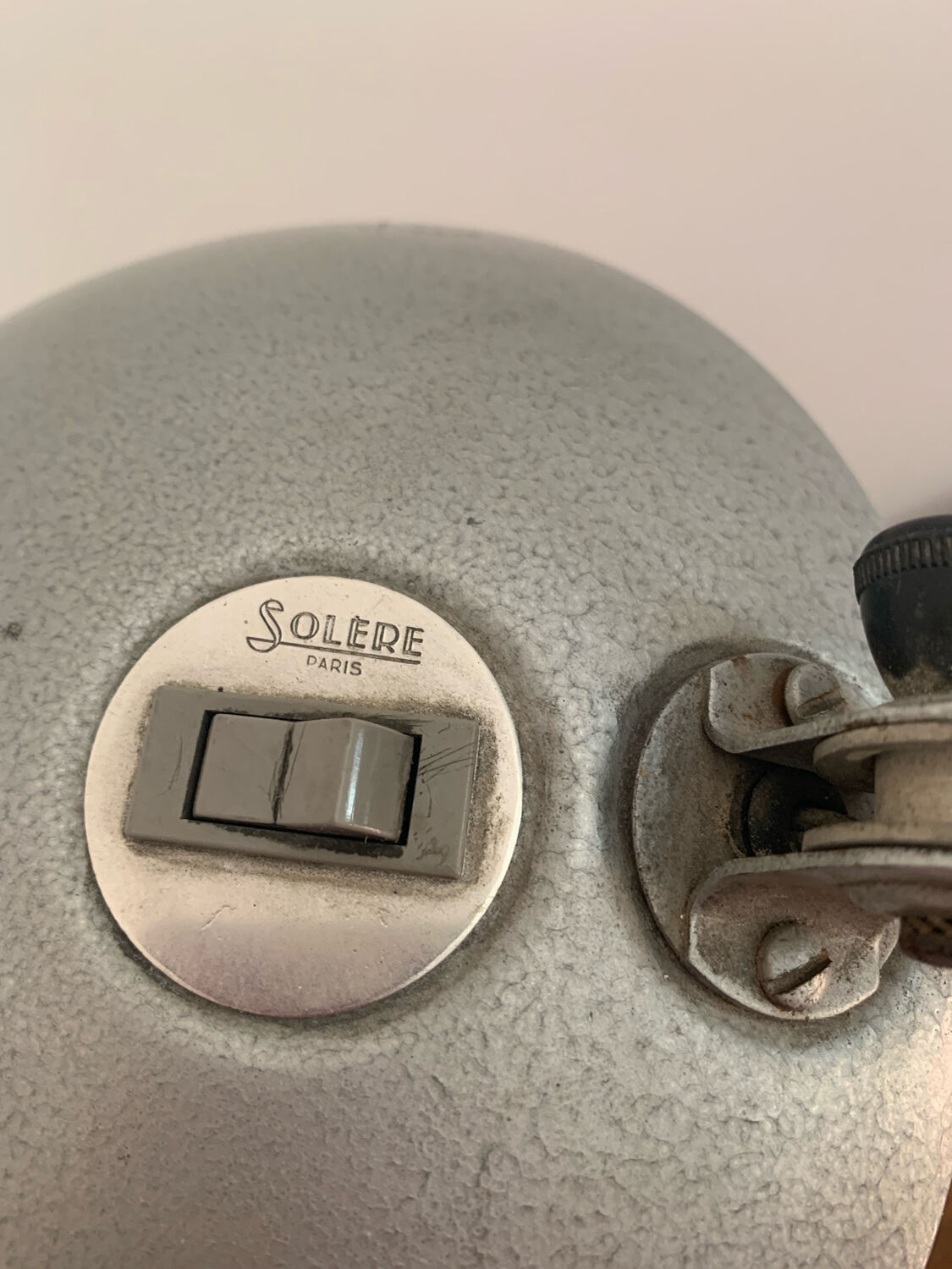 Solère Paris industrial desk lamp - circa 1950