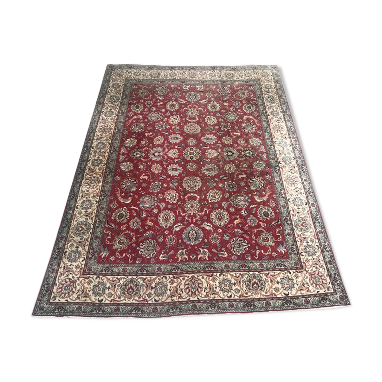 Tabriz handmade carpet - 295x395 cm